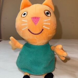 Peppa Pig 8” Bean Bag Plush Candy Cat Hasbro Newest Release Hard To Find RARE